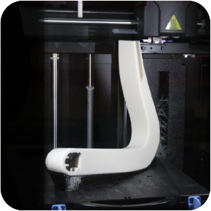 Här är vår nya 3D-printer